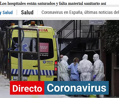 RUNRUNES_FALCON's tweet photo. Gob España y equipo sanitario se encuentran colapsados ante la multiplicación del contagio por el virus. Venezolanos en España son llamados hacerse la prueba para despistar. se han presentado casos de contagiados en residentes y turistas. (noticias: AP Europa) https://t.co/J5ZYvGlo9z