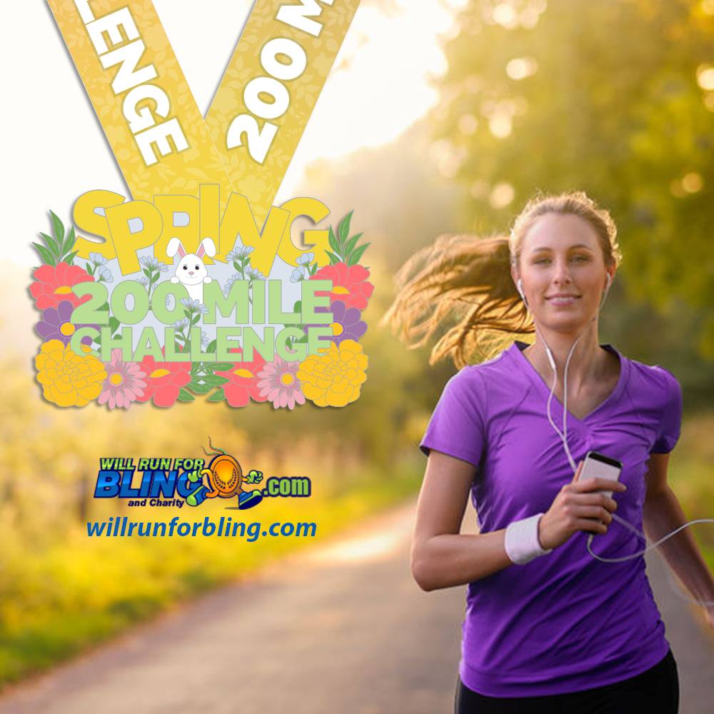 WillRunForBling's tweet image. Join us for the 2020 Spring 200 Mile Challenge! Can you complete 200 miles in 15 weeks this spring? willrunforbling.com *
*
#runnerchallenge #walkrun #jointhechallenge #springrunningchallenge #runnergoals #runnerlife #marathoner #virtualrun #runforbling #runningbling