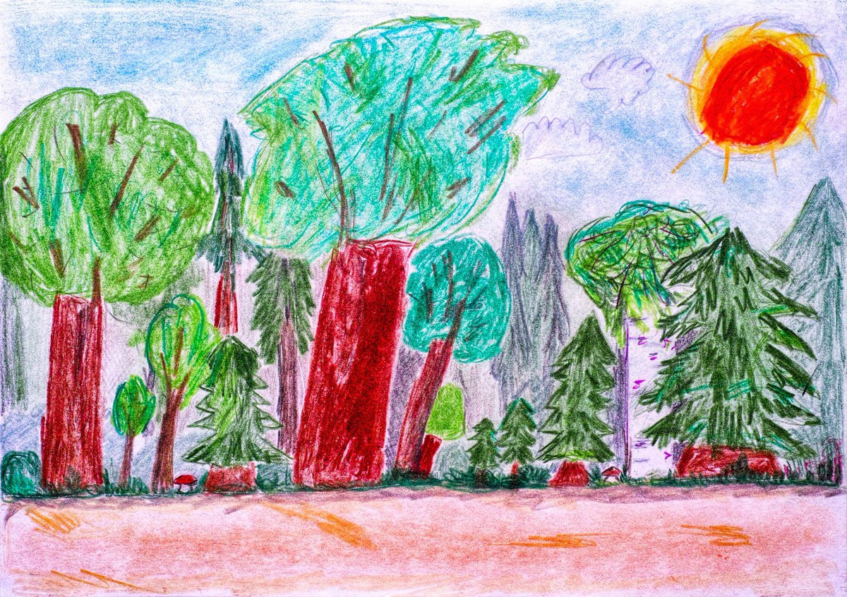 Eu Environment On Twitter Today We Celebrate The Internationaldayofforests Kids Send Us Your Drawings With A Lot Of The Best One Will Illustrate Our Next Biodiversity2020 Tweet Eubiodiversity Intlforestday,Face Crying Face Cartoon Sad Girl Drawing