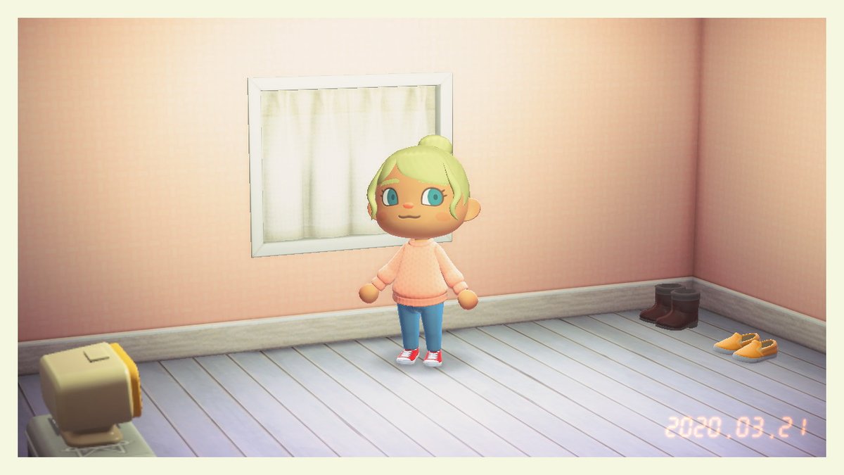Otaquelicot's tweet photo. マイデザのフ��イスペイントで眉毛自作

#どうぶつの森 #あつまれどうぶつの森
#AnimalCrossing #ACNH
#マイデザイン https://t.co/f13K6iwwmF
