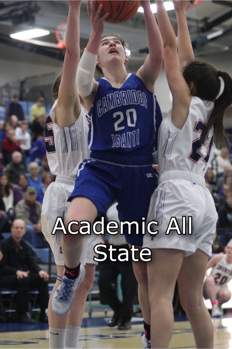 Congratulations to Molly Hennen. 

Molly received Academic All State Honors.