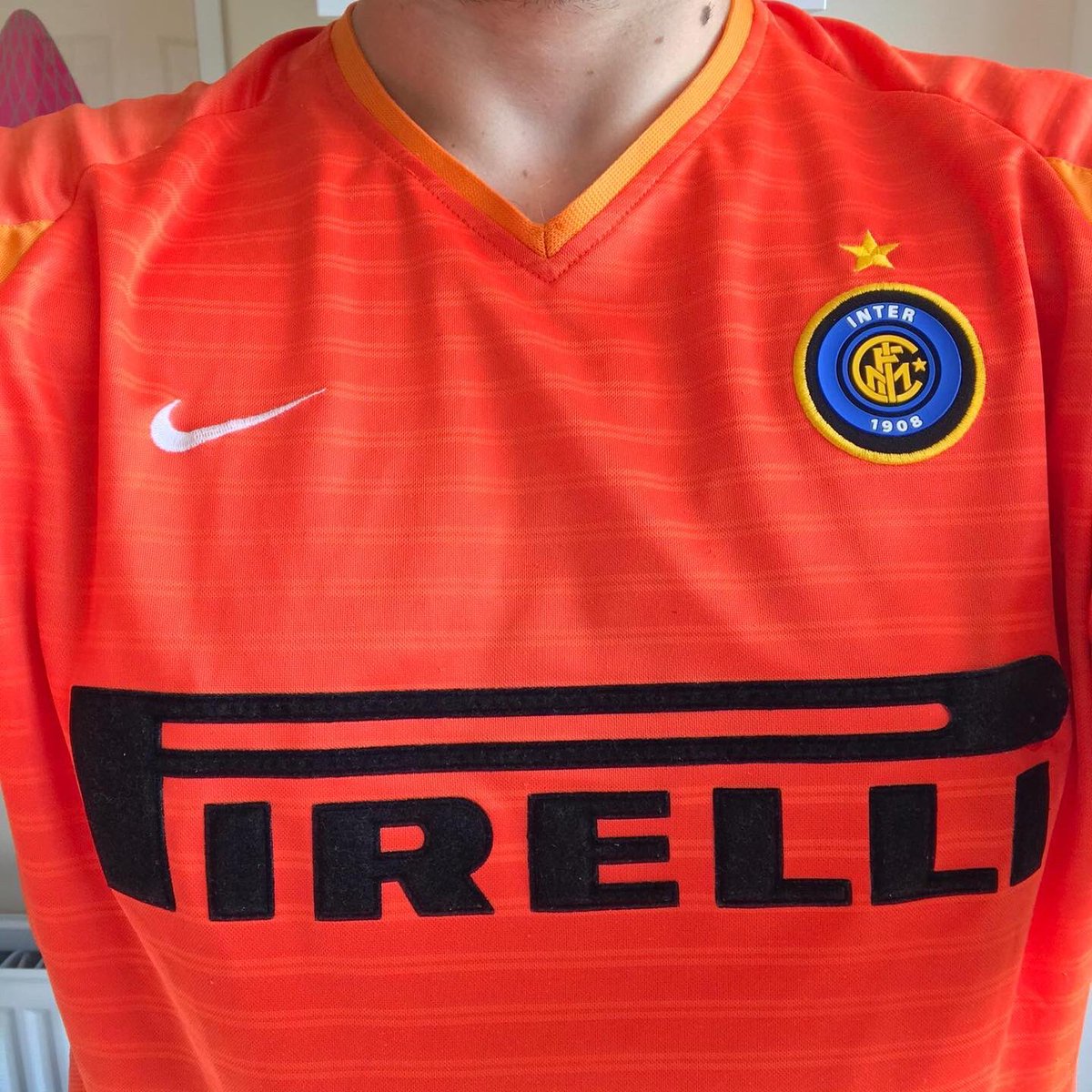 . @InterThird Kit, 2001/02NikePersonalised:  @ronaldo, 9Ronnie was my first great football hero, and his departure following the catastrophic last-day championship defeat that year is one of the lowest moments in my life as a football fan. But in the end, we made out of it ok