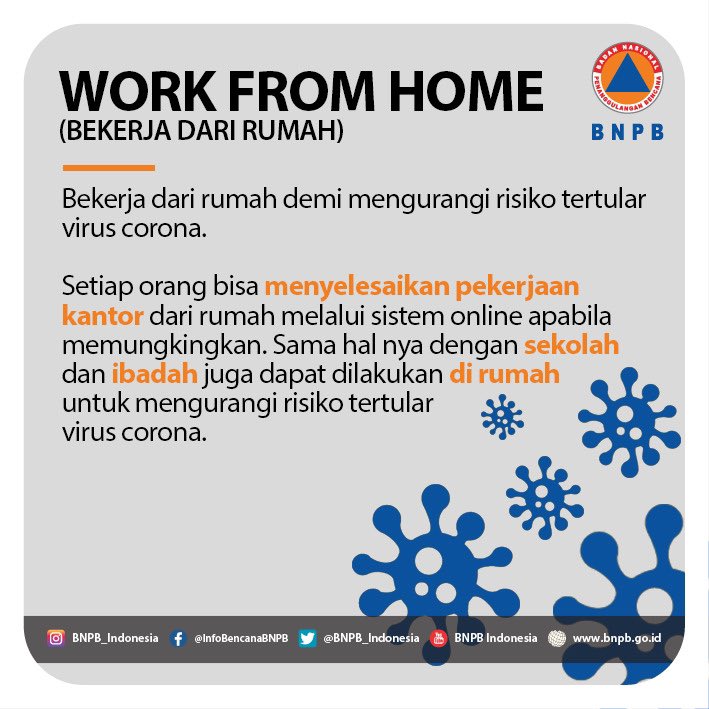 Halo #SahabatTangguh, mari bersama kenali istilah-istilah yang sering kita dengar pada saat mewabahnya Covid-19 saat ini.

#LawanCovid19 #IndonesiaLawanCovid19 #dirumahaja #belajardirumah #bekerjadirumah #beribadahdirumah #jagajarak #PBUrusanBersama #BelaNegara