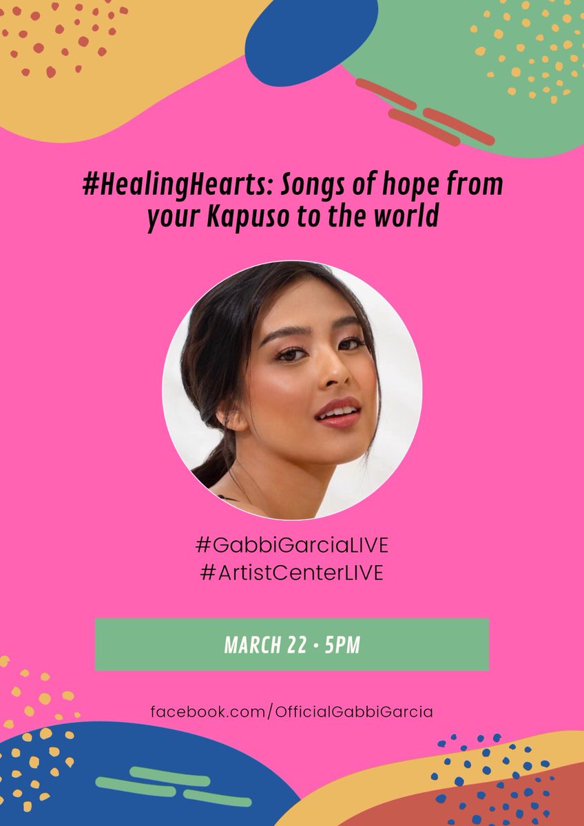 gabbi's tweet photo. Tomorrow 5pm on my Official FB Page ✨ kwentuhan and jam? ♥️ https://t.co/Li0D1TZyJQ