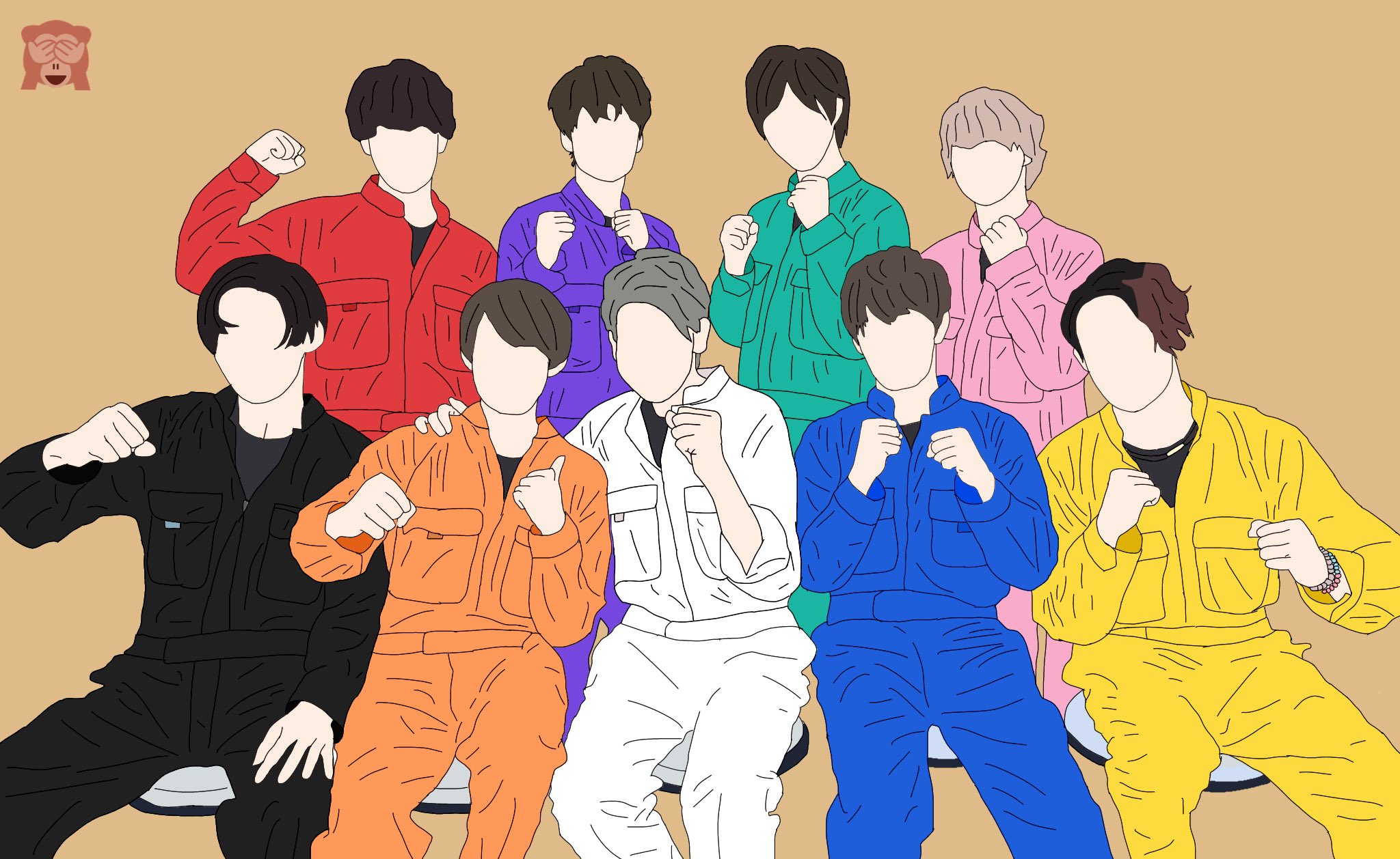えす 固ツイ 在 Twitter 上 それsnowmanにやらせてください Snowman線画 T Co 4d3qedystl Twitter