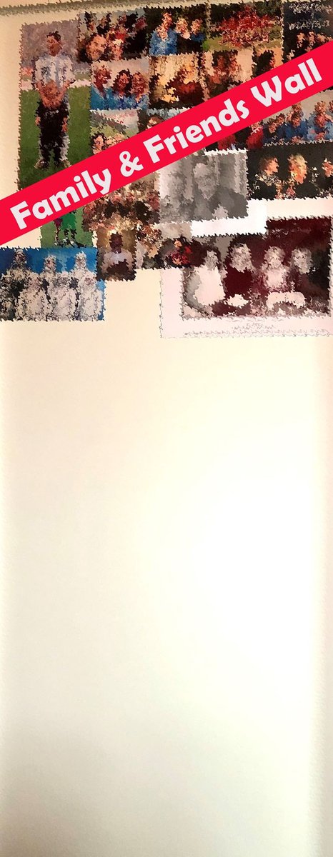 Die meisten von euch werde ich leider in den nächsten Wochen nicht live sehen können. Darum habe ich bei mir eine Family&amp;Friendswall gestartet. So sehe ich euch trotzdem täglich. Schickst du mir ein Foto von dir? #familyandfriendswall #familyandfriends
