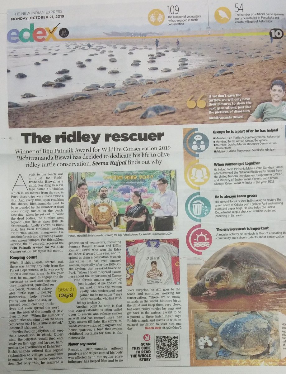 manoj1981panda's tweet image. #BichitranandaBiswal
#BijuPatnaikAwardforWildlifeConservation
#SaveOliveRidley