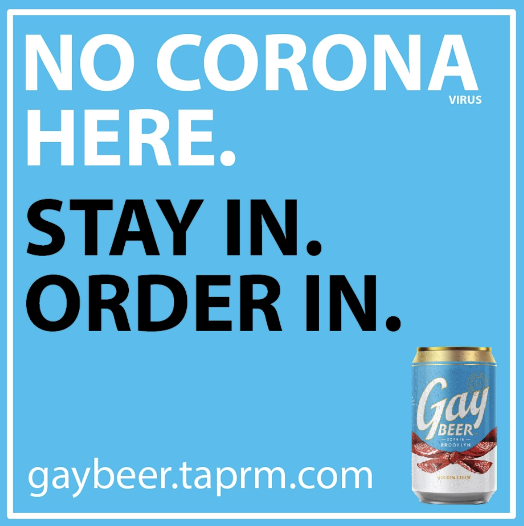 10% off all orders of GAY BEER and free delivery in New York State when you spend $25 or more. Visit gaybeer.taprm.com and use promo code: WE DRINK GAY BEER // @TapRmBeer #gaybeer #craftbeer #newyork #nyc #brooklyn #community #friends #home #beer #gay  #queer #delivery