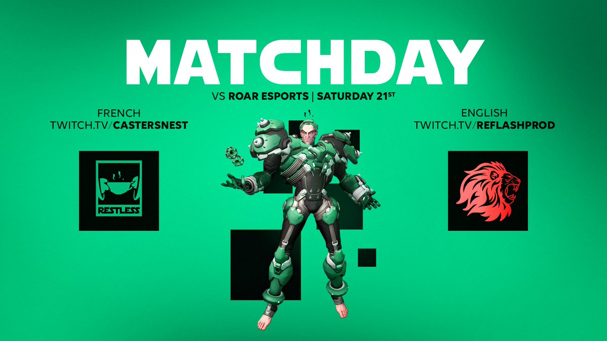 If you haven't yet, make sure to go support T3 Overwatch (and us!) on twitch.tv/CastersNest and twitch.tv/ReflashProd in our match against <a href="/roaresports/">Roar Esports</a>! #NewtonsFirstLaw #WeAreTheForce