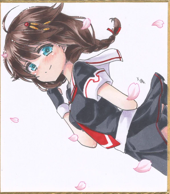 ピンクと黒

#艦これ版真剣お絵描き60分一本勝負_20200321
#艦これ版深夜の真剣お絵描き60分一本勝負 
#時雨 #桜 