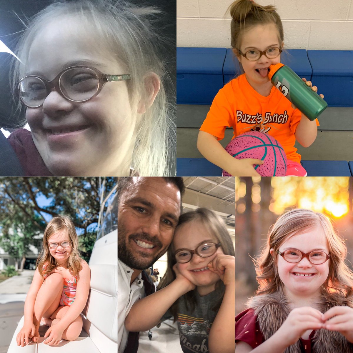 AirFrayer's tweet photo. She’s not happy her boys aren’t wrestling today, but 3/21 is always National Downs Syndrome Day! My Khloe... https://t.co/lIFUBFVJf3