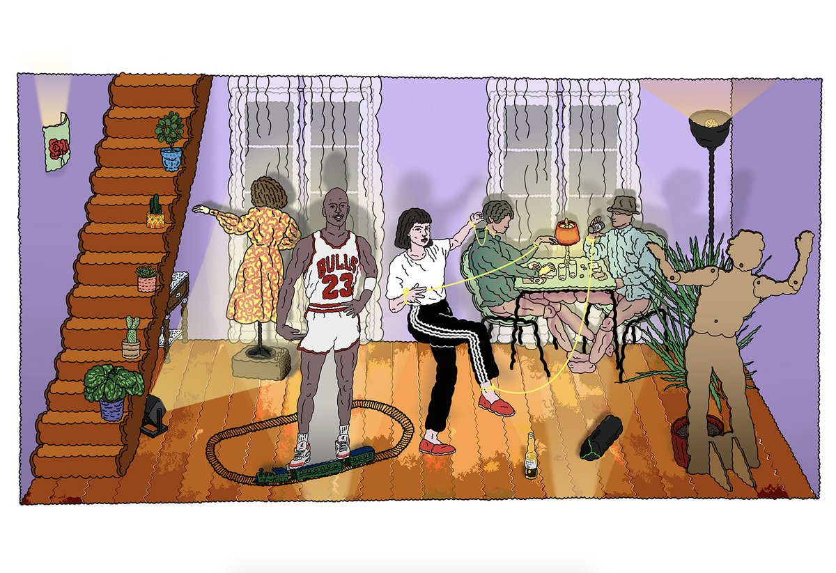 <a href="/PenelopeB/">Pélénope Bagieu</a> <a href="/acupoftim/">Tim</a> "The Corona Allegory"

Just signed up for a twitter account to show my #coronamaison to <a href="/PenelopeB/">Pélénope Bagieu</a>! 

Thanks for making my second day of quarantine a fun one! 
#cavernallegory #homealone #coronahome #coronahouse #PénélopeBagieu