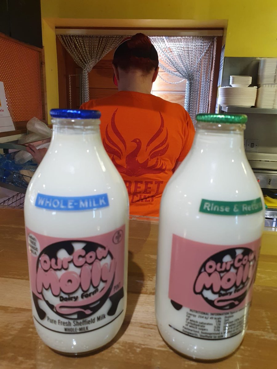 streetfoodchef's tweet photo. We are your #sheffield new milkman @OurCowMolly https://t.co/np5FgB0NOJ