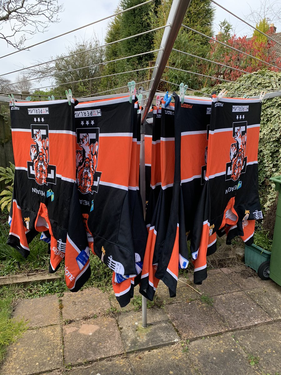 Rink might be closed, games might be cancelled, but the @HexagonMI @Telford_Tigers season isn’t quite over for some of us #madetrue #playtrue #teamtrue #LeagueChampions #CupChampions #DoubleChampions