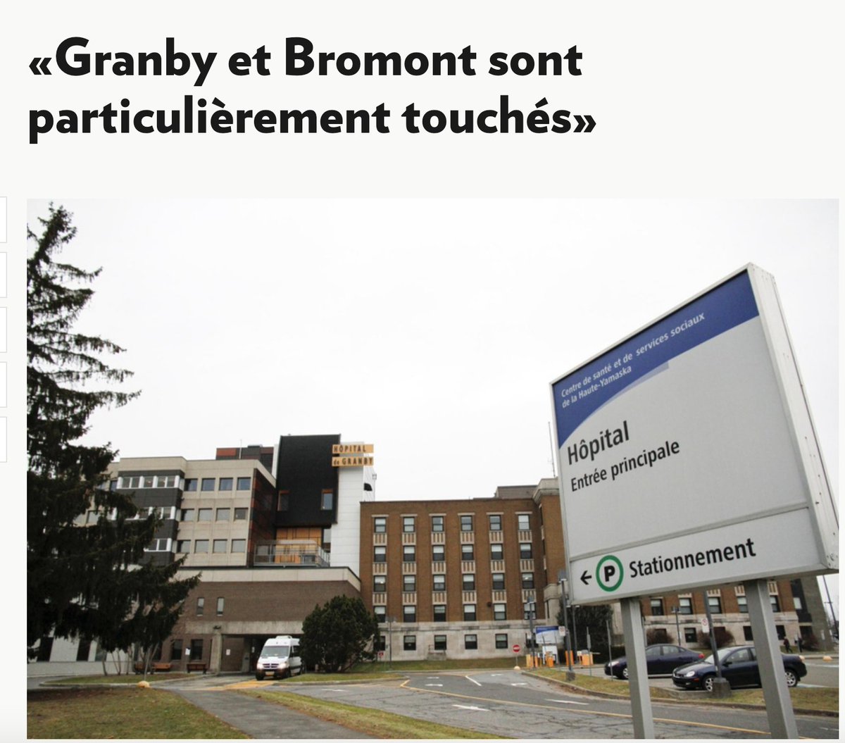 À tous ceux qui nous croient fâchés avec la géographie, rappelons qu'il s'agit de «la région sociosanitaire de l’Estrie», tel que mentionné dans cet article:

bit.ly/3djjEC8
 <a href="/Philippetei/">P. Teisceira-Lessard</a> #COVID19