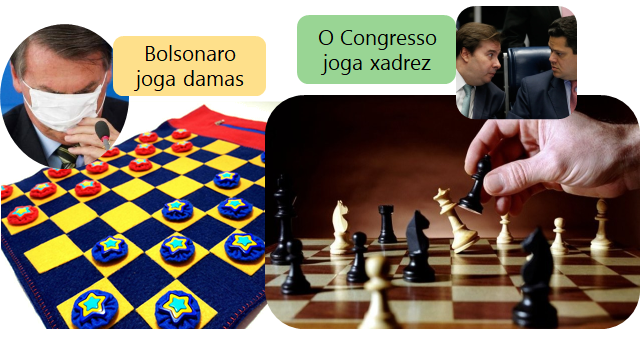 Bolsonaro, Maia, o jogo de xadrez e o xeque-mate