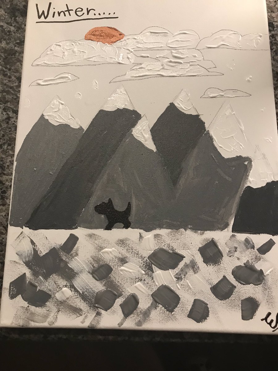 YamileidyF's tweet photo. @DillardES Emily is combating her cabin fever with art. https://t.co/aZICPcJJPV