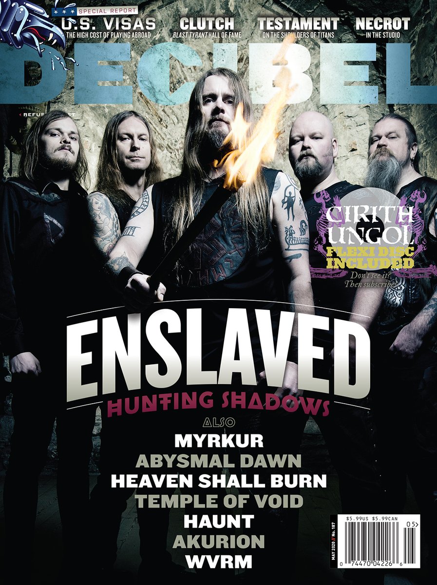ETozHUcXQAQkduO RT @dbmagazine: .@EnslavedBand grace the cover of Decibel’s May issue w/ exclusive @CirithU flexi disc! Limited advance copies available here: https://t.co/eSct1WpaIi #Enslaved #Viking #blackmetal #Norway #CirithUngol https://t.co/quFHFYDNC9 | Cirith Ungol Online