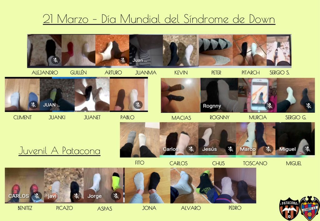 El Juvenil A <a href="/patacona_cf/">Patacona C.F.</a> se suma a la iniciativa de la #LaLigaGenuineSantander

#CalcetinesDesparejados
#DiferentesComoTú
<a href="/alberto_fito/">Alberto Fito Ribera</a> <a href="/ajimenez1093/">Alejandro Jiménez</a> <a href="/pecocel/">Pedro collado</a> <a href="/PETER7MARCOS/">Peter Marcos</a>