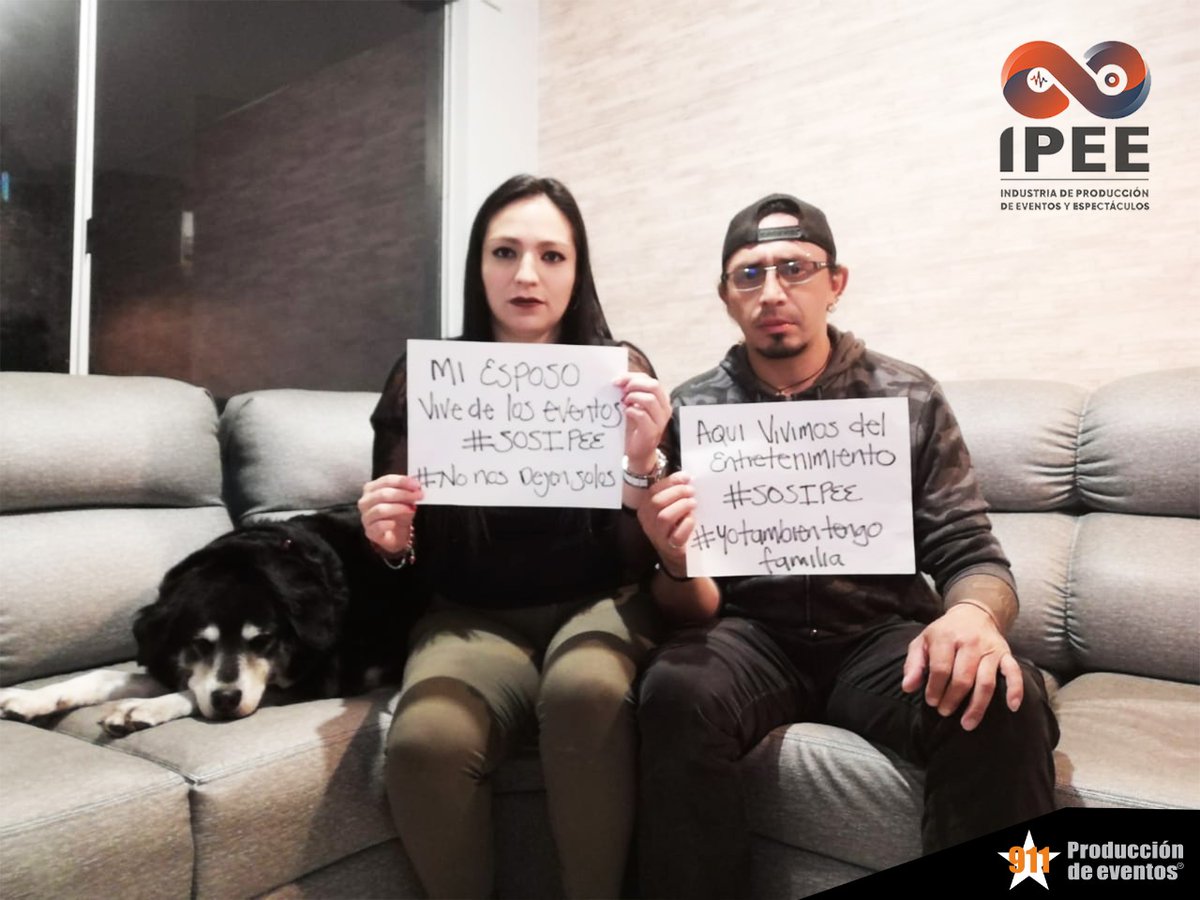 Yo apoyo la industria del entretenimiento #911respiraentretenimiento