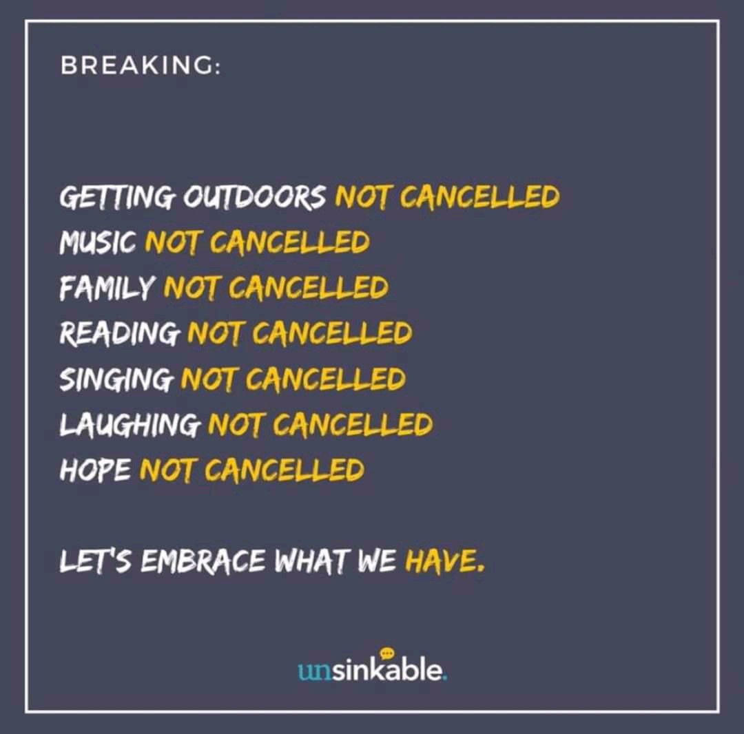 carlahaven's tweet photo. Let's not forget we still have this. Do this today. #SocialDistancing #lockdown #lovethyneighbor https://t.co/XtpDgFypL1