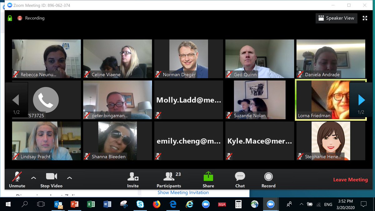 celineviaene2's tweet image. Eva on a global call! #flexwork #adaptivework #COVID19 #EvaCEO