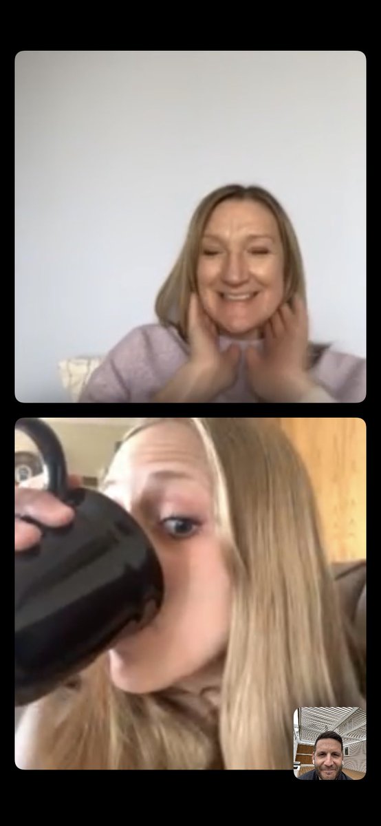 Mr_GomezIA's tweet photo. Great PLC meeting today using FaceTime with 2/3 of my team. #SocialDistancing at its best during the #QuarantineLife. I miss them! #BCEDragons #RelationshipGoals #teacherlife #MissMyStudents @MsPille4thGrade @dante_angie https://t.co/pj9zznKBH1