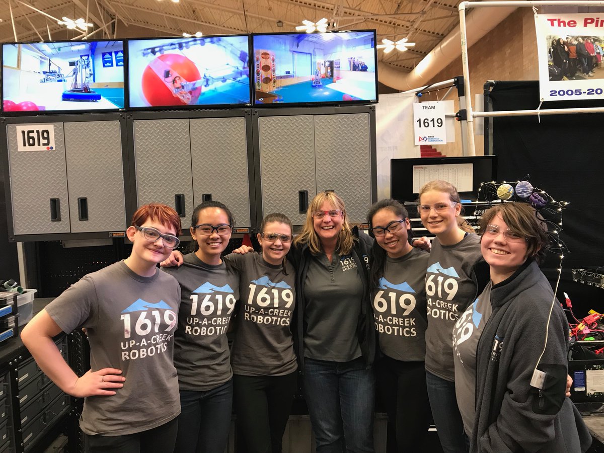Cathy Olkin (@colkin) on Twitter photo Today would have been the FRC CO regional so I woke up and put on my <a href="/team1619/">Up-A-Creek Robotics</a> sweatshirt. I wanted to note this day and remark on what we are missing but also what we have learned and what we have to look forward to. #omgrobots Today would have been the FRC CO regional so I woke up and put on my <a href="/team1619/">Up-A-Creek Robotics</a> sweatshirt. I wanted to note this day and remark on what we are missing but also what we have learned and what we have to look forward to. #omgrobots