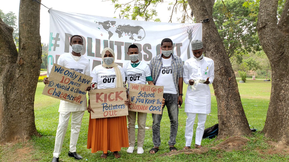 rhuqaeyerh's tweet photo. We demand polluters out of all national negotiations and decisions. #COP26 #unfccc #PollutersOut #6dnow https://t.co/TeTplrRzZ6