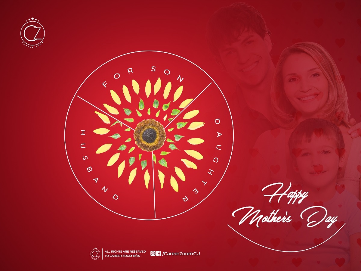 CareerZoomCU's tweet photo. She loves, cares, protects and supports. 
It is time to show your love and gratitude for her being with you and for becoming the person you are today! 

Happy mother's day❤.
#happymothersday https://t.co/A3hQaKzpW5