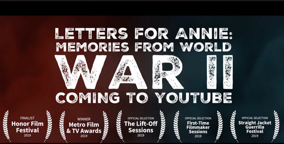 Letters2Annie's tweet photo. Award winning film — coming to YouTube this month. Follow the story at https://t.co/1bu2ABG7Xe #indiefilm #war #ww2 #navy #army https://t.co/W2oAh7yKG8