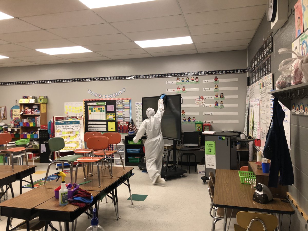 JEFCOED's tweet photo. We are taking steps to make sure our students, faculty, and staff are safe when classes resume. We have started the process of professionally deep cleaning all of our buildings. #JEFCOEDSTRONG https://t.co/mOinrGd1Ox