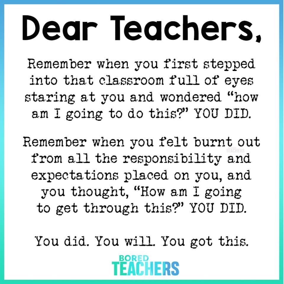 Teachers...We Can Do This!!! <a href="/EWTeacherCenter/">Edith Winthrop TC</a> <a href="/RocklandTeacher/">RTCI WTCI</a> #WeAreInThisTogether #teamwork