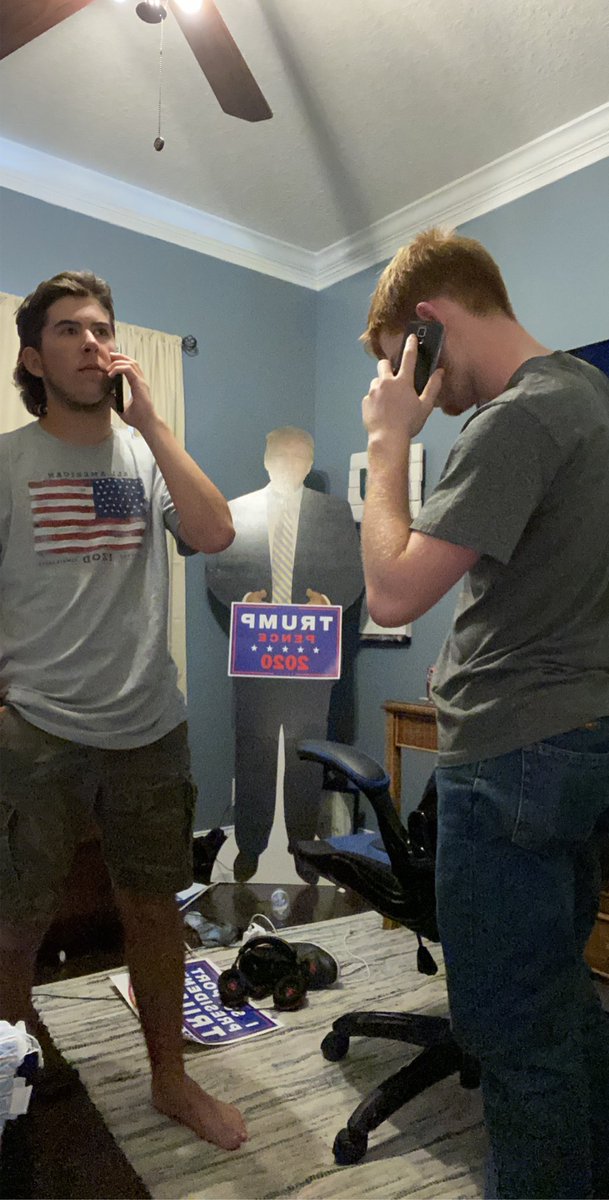 akunda2020's tweet photo. Phone banking for the Georgia Republican Party! #NDOA #leadright #republican #America #Election https://t.co/kBFNIEgCdq