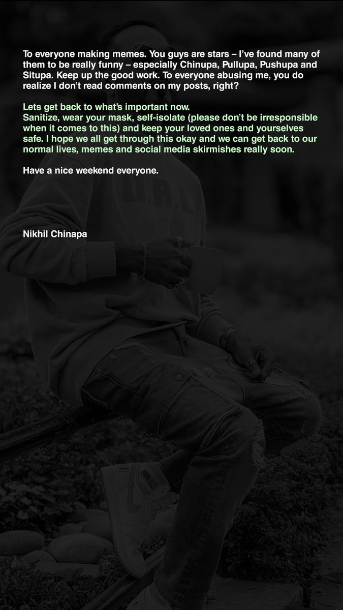 nikhilchinapa's tweet photo. My perspective. 

@MTVIndia @mtvroadies #RoadiesRevolution https://t.co/oPukQGC8q0