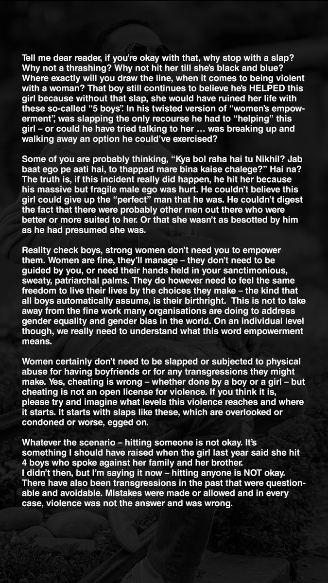 nikhilchinapa's tweet photo. My perspective. 

@MTVIndia @mtvroadies #RoadiesRevolution https://t.co/oPukQGC8q0