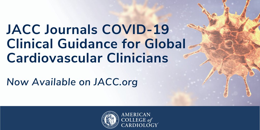 American College of Cardiology (@accintouch) on Twitter photo #JACC and #JACCCardioOnc recently published papers to advise clinicians treating #COVID19 patients with underlying CV complications & those with #CVD & cancer. Find the <a href="/JACCJournals/">JACC Journals</a> COVID-19 Hub on the ACC’s Hub or on JACC.org: bit.ly/2wg2On1 #JACC and #JACCCardioOnc recently published papers to advise clinicians treating #COVID19 patients with underlying CV complications & those with #CVD & cancer. Find the <a href="/JACCJournals/">JACC Journals</a> COVID-19 Hub on the ACC’s Hub or on JACC.org: bit.ly/2wg2On1