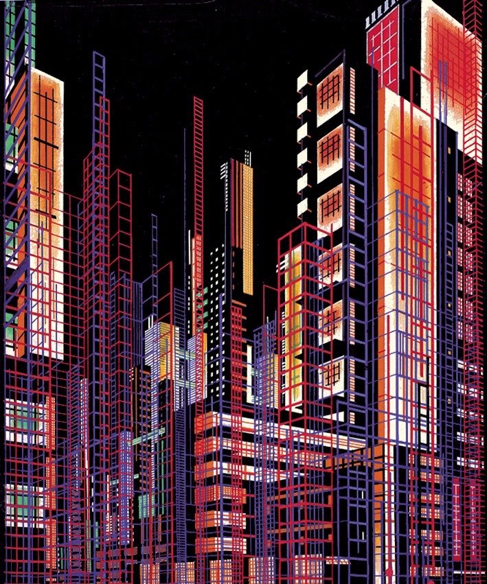 WeirdlandTales's tweet photo. Designs and concepts by Russian architect, Yakov Chernikhov (1889-1951). Late 1920s/early 30s. https://t.co/y83lAF6aqk