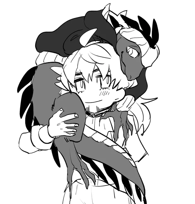 キは爬虫類にしないの?って聞かれてドラゴンにしてるじゃんて言ったらドラゴンはジャンルが違うって言われたのでオオトカゲにした dnkb 