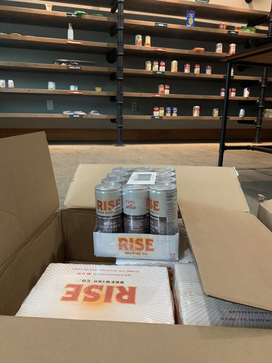 SarahxHorne's tweet photo. @AdobeStudent sent TNP 2 boxes of coffee to give out during tabling. However, in the wake of the Covid-19, Adobe agreed to let us donate all the coffee to Catโs Cupboard Food Pantry. On behalf of @TheNewPolitical, we hope it brings some joy to a hard time. #Sponsored #AdobeCCN https://t.co/Y3sioKexkt