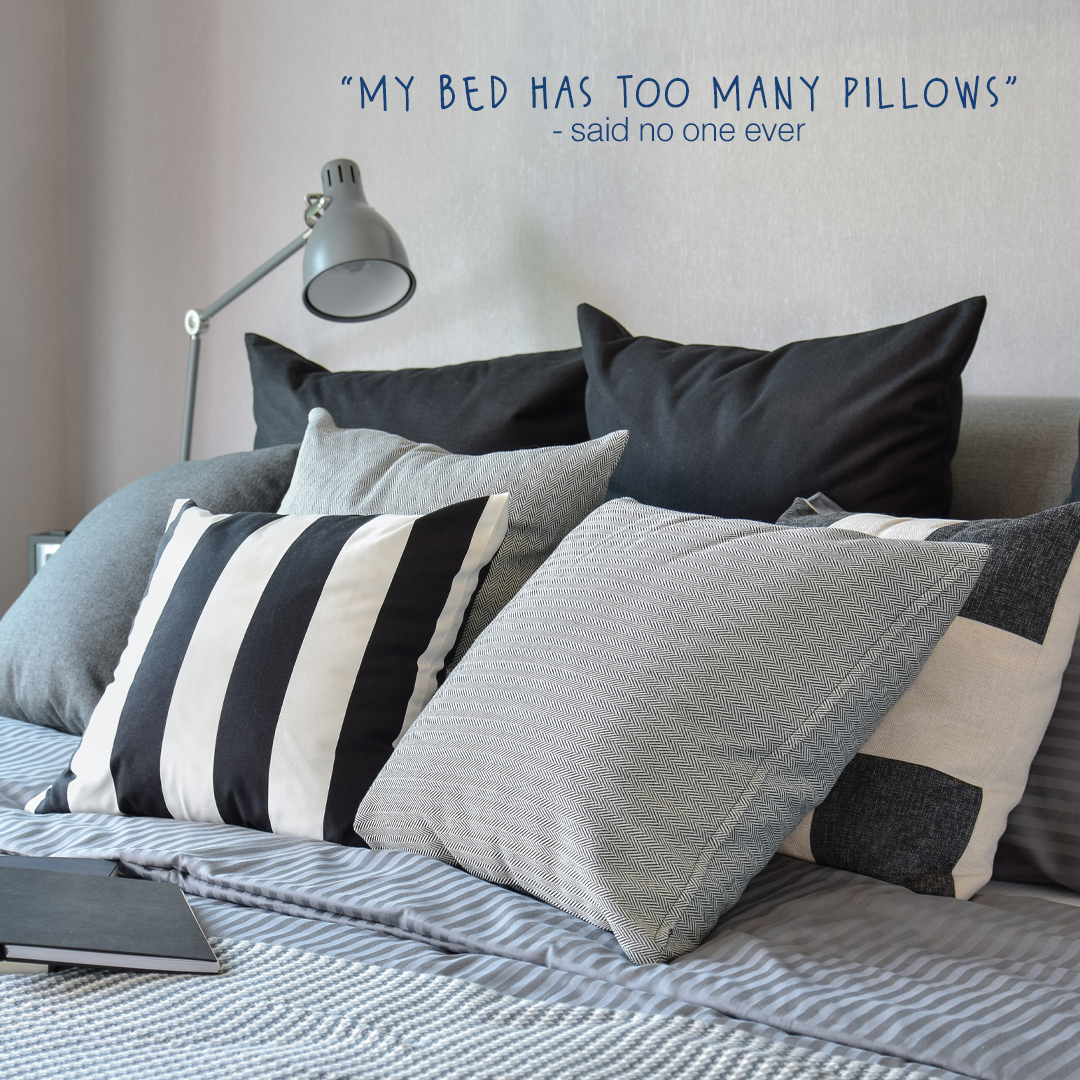 the_classy_one's tweet photo. “ My bed has too many pillows”- said no one ever. Make your bed the coziest place in your home with bedding accessories from Courts. Visit us in-store or online for great deals today! #CourtsTT #BringingValueHome https://t.co/ybELRpwtlf