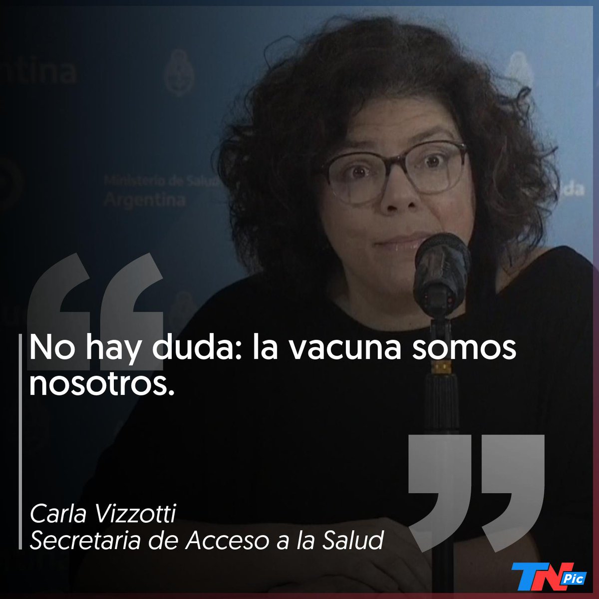todonoticias's tweet photo. “ES AHORA”: piden que la gente no se mueva de sus casas. 

La Secretaria de Acceso a la Salud, Carla Vizzotti: "Tenemos la oportunidad de ver lo que está pasando en Europa: ellos nos dicen que no la subestimemos, ellos nos dicen que nos quedemos en casa, que es ahora" https://t.co/cKEdrVEoQ3