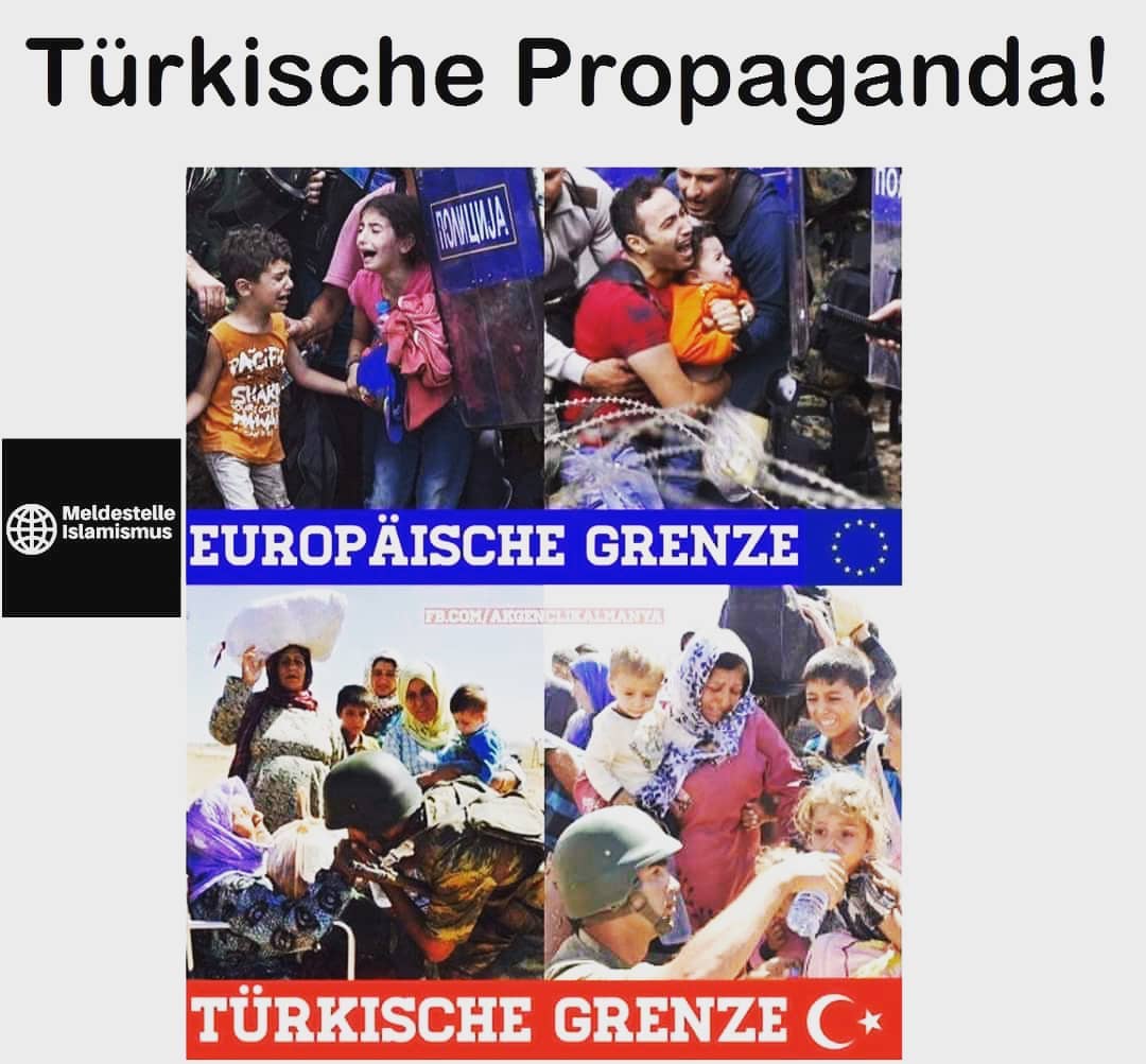 MIslamismus's tweet photo. ++ Vor allem seit Erdogans Grenzöffnung kursieren vermehrte türkische Propagandabilder und Fake-News im Netz ++
 ********************************
Falls du unsere Arbeit unterstützen möchtest!
Paypal-Spendenlink:
https://t.co/pu3VDnJsJw

Patreon:
https://t.co/PJIyHc2RH4

Danke! https://t.co/DFzY3U2mpa