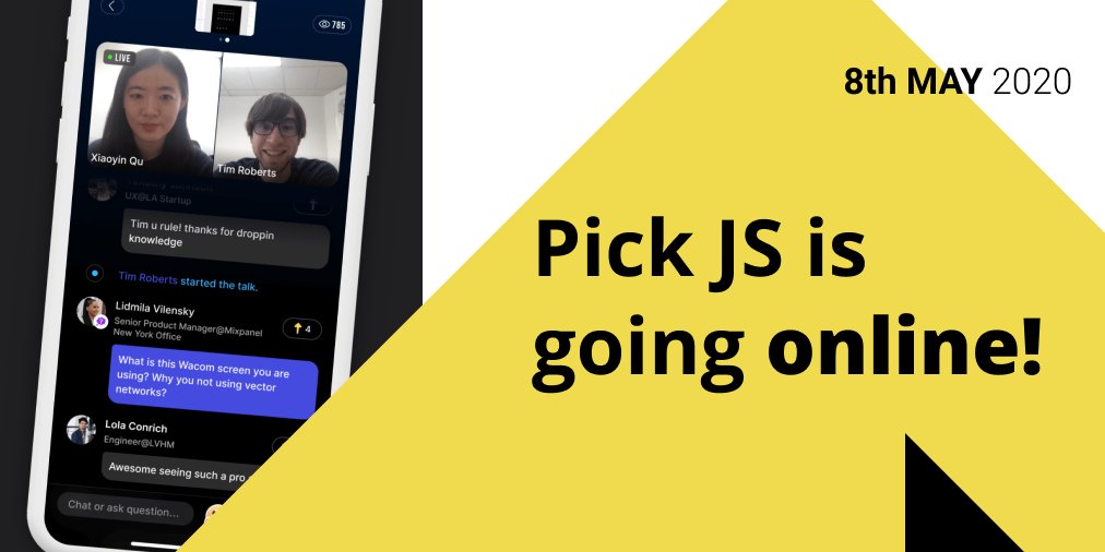 PickConferences's tweet photo. You already know we’re going online, joining forces against the #COVIDー19 and transferring 50% of the money earned on the tickets to the @WHO.
A lot's changing, but hot the networking value and the merits!
Check out what’s awaiting you on May 8: https://t.co/qIsqUmMpCb https://t.co/n67gPlWveJ