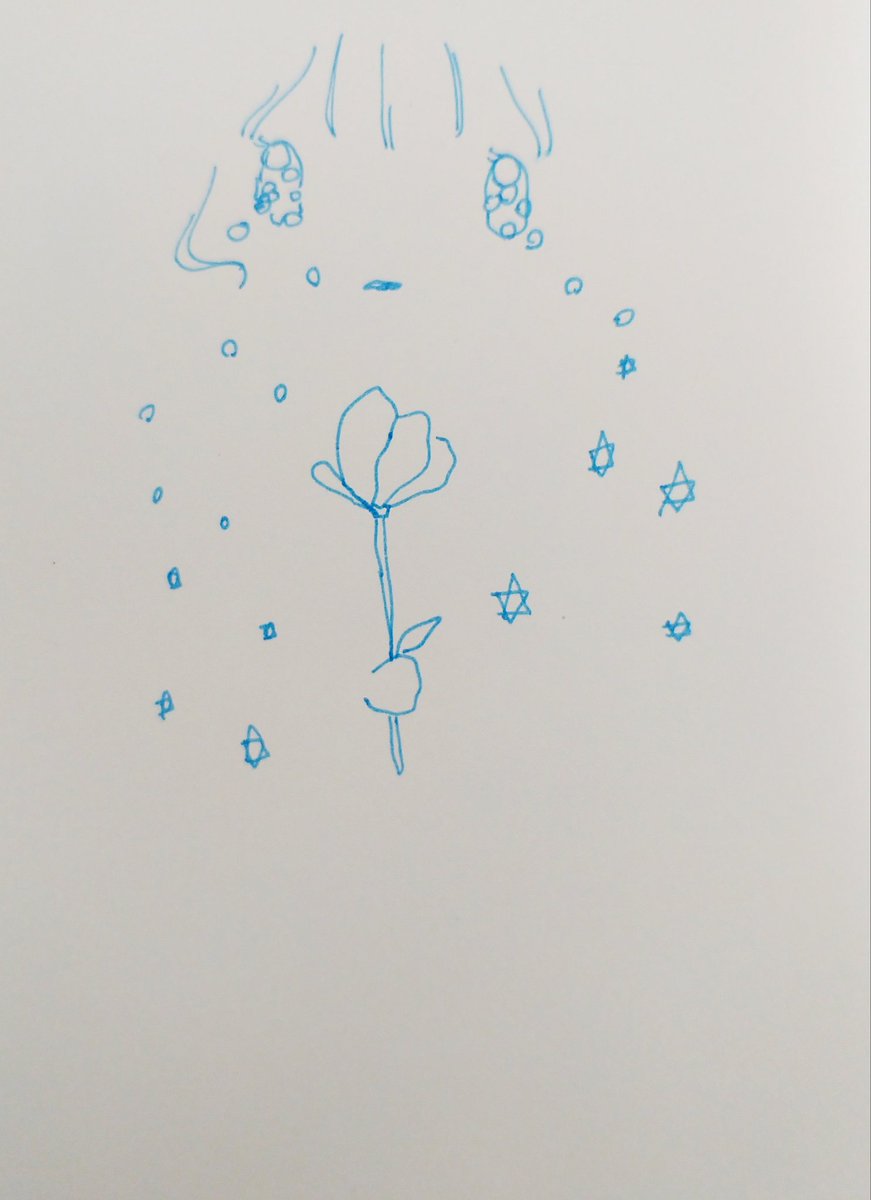 Ewo_kaiteruhito's tweet photo. 「過去はかえられないから今を必死に生きていたい」

#女の子 #イラスト #星 #涙 #startears https://t.co/kpQENKM3Kz