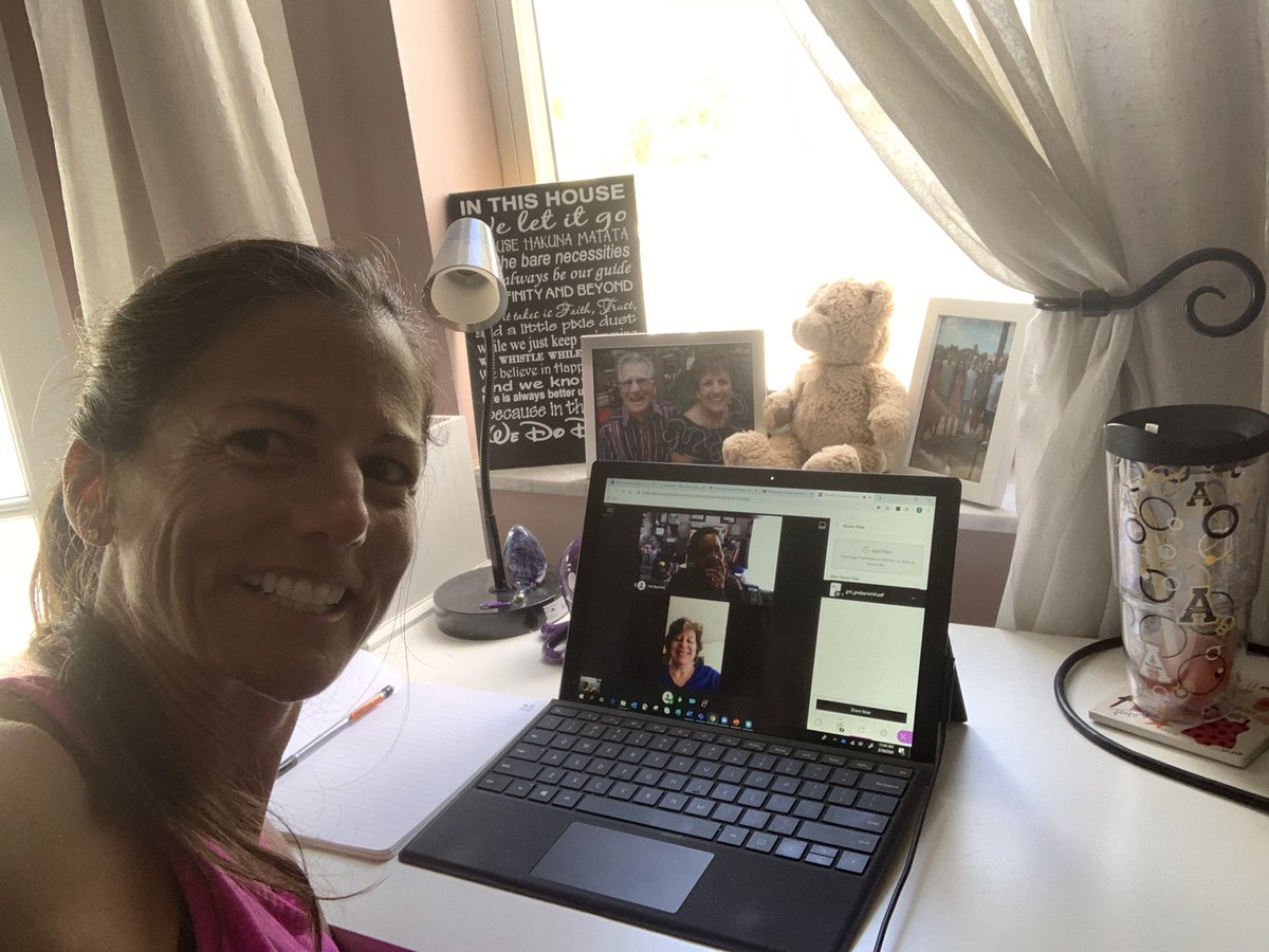 SandyDeMauro's tweet photo. PBSC students! We got you! ❤️Your faculty have been working hard to get ready to see you online starting Monday! Some of my practice students were a little bored of class!!@PBStateCollege #proudprof #PBSCpanthers #StayAtHome https://t.co/kYXivi338Y