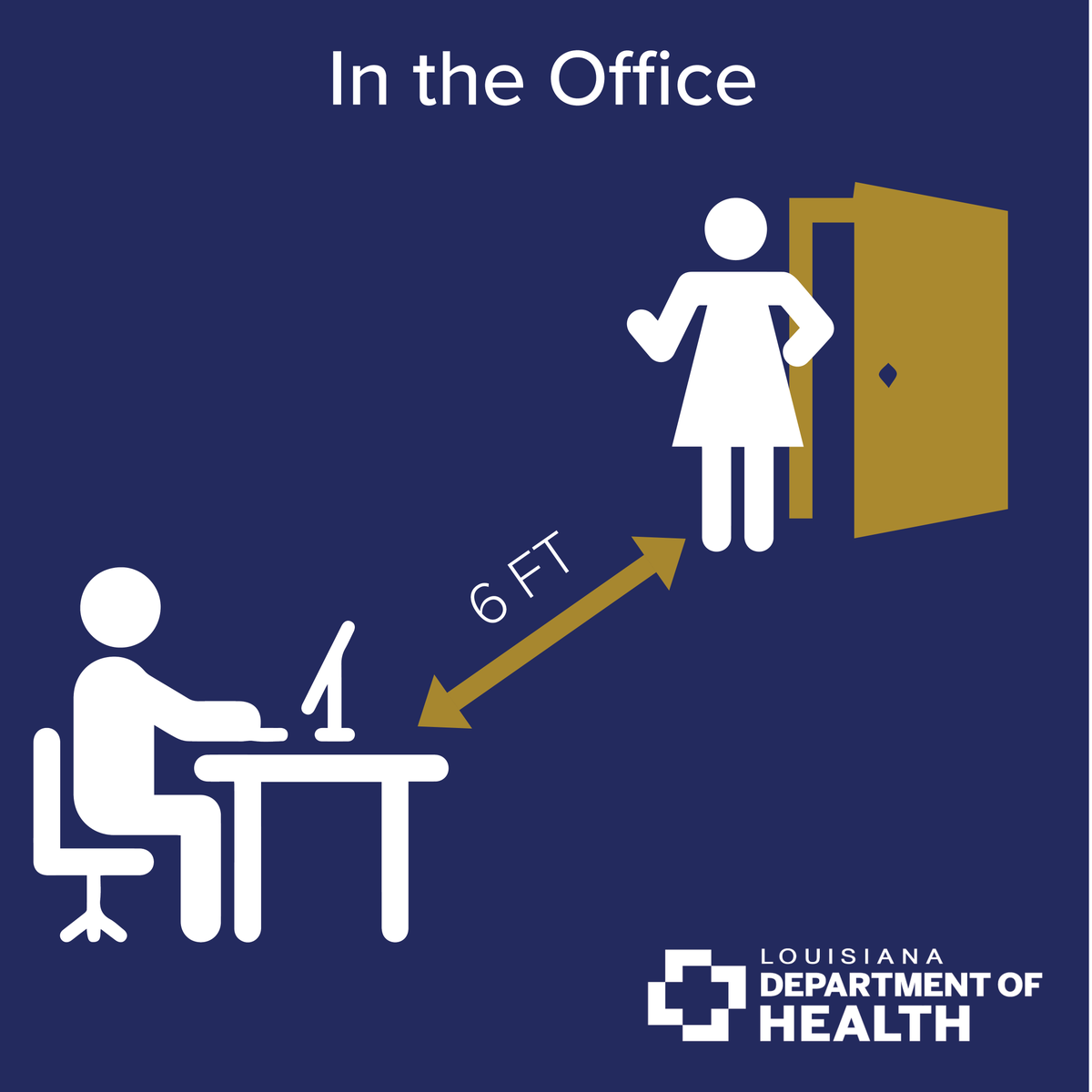 LADeptHealth's tweet photo. Don’t be a spreader! Creating social distance is one of the most important things you can do to stop the spread of #COVID19. Try to leave at least 6 feet between you and someone next to you. https://t.co/q0GjZvZN4q