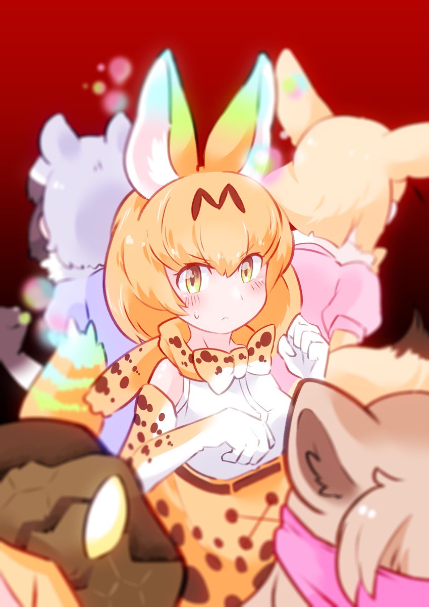 けものフレンズ けものフレンズ こんな感じの絵を描きます パセリ のイラスト