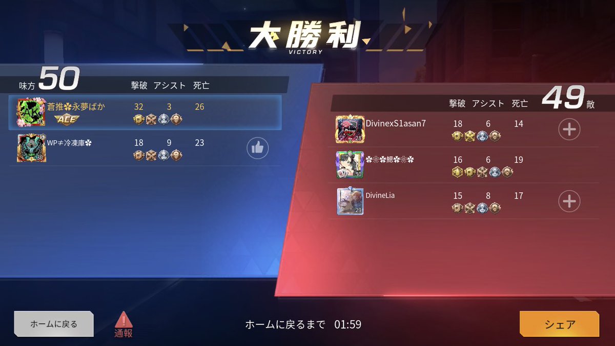 temtem1524's tweet photo. #荒野行動 #メンスト #2vs3 #煽り
実力出してみろよと言われたので
大きな態度が仇となりましたねwww
戦犯の理由(アプリ落ちた) https://t.co/KiRiK0VLNZ