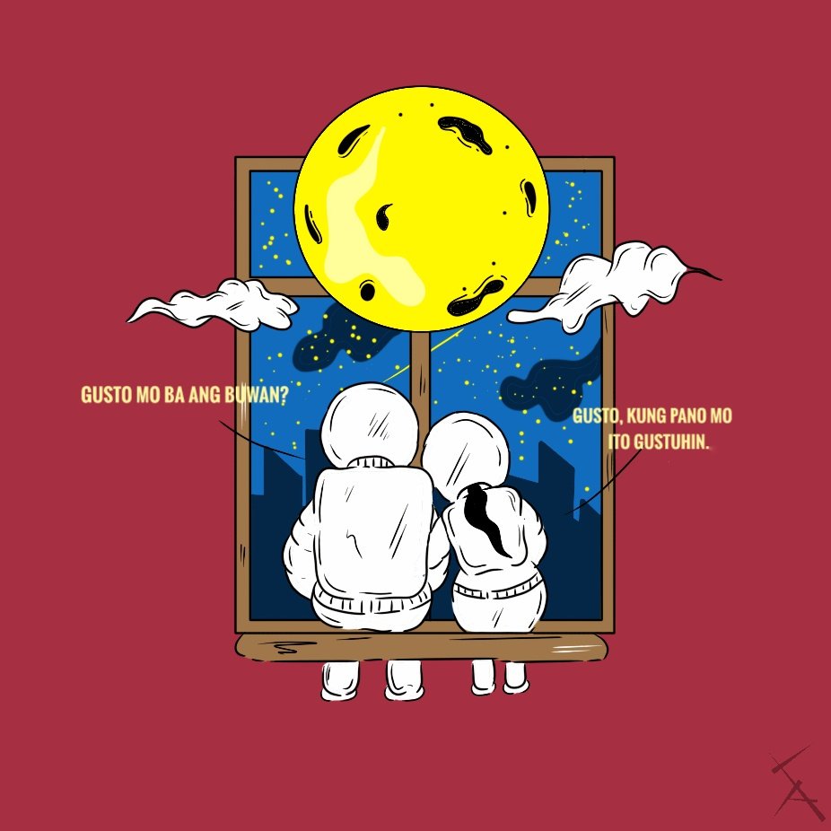 SaintAngelo_art's tweet photo. Kung bakit ba ang mga gusto mong bagay ay gusto ko din at ang mga hindi ay ginugusto.

para bang lahat ng tungkol sayo ay paborito ko nadin. Pambihira. 

#WorldPoetryDay2020 #PandaigdigangArawNgTula2020 #WordPoetryDay #artph https://t.co/jyCKOplJ1G